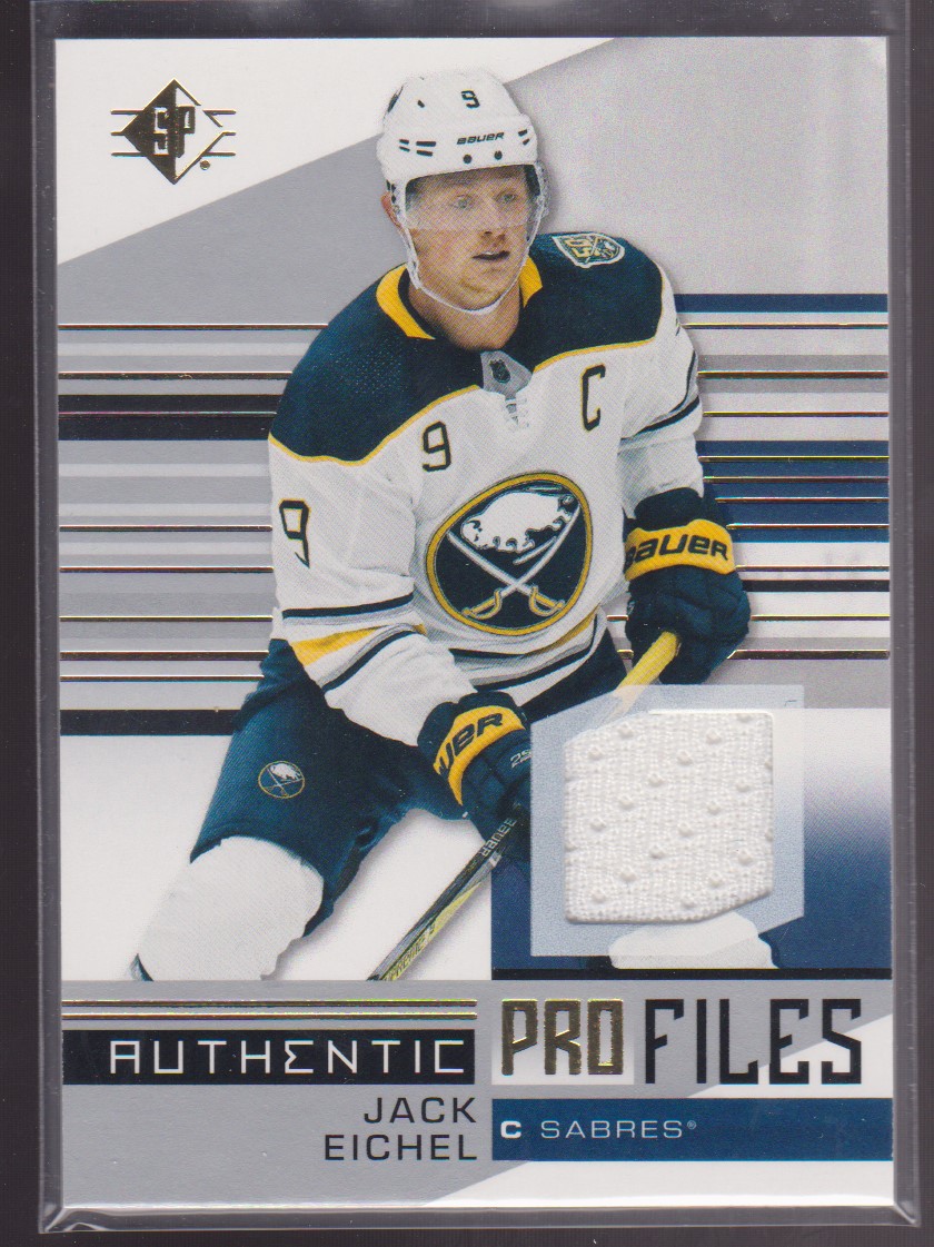 2019-20 SP Authentic Profiles Jerseys #APJE Jack Eichel (image for) 2019-20 SP Authentic Profiles Jerseys #APJE Jack Eichel
